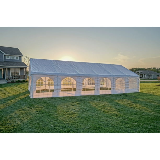 Shade Tree 20 X 40 Heavy Duty Event Party Wedding Tent Canopy With Sidewalls Walmart Com Walmart Com