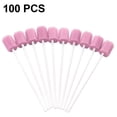 thumbnail image 1 of 100 Pcs Oral Care Swabs - Tooth Cleaning Mouth Toothette Oral Sponge, 1 of 5
