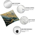 thumbnail image 4 of Acheng Navy Blue Gold Decorative Throw Pillow Covers Set of 2 Outdoor Couch Pillow Case Marble Cushion Covers Home Decor Pillow Case for Sofa Car Bedroom (Navy Blue Gold Marble) White, 4 of 6