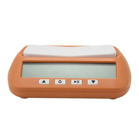 

New Professional Chess Clock Digital Watch Count Up Down Timer Board Game Stopwatch Orange