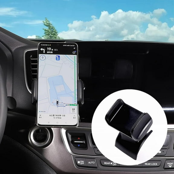 TINKI Phone Mount for Honda Pilot 2016-2022, Phone Holder Mount with Self-Adhesive Base for Dashboard Air Vent Lower, Compatible with iPhone & All Smartphones