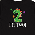 thumbnail image 4 of Inktastic 2nd Birthday Dinosaur Party 2 Year Old Boys or Girls Long Sleeve Toddler T-Shirt, 4 of 5