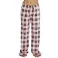 thumbnail image 5 of DENGDENG Christmas Fleece Pj Pants Buffalo Plaid Cute Flannel Pajamas Pants Fall Lounge Fuzzy Sleepwear Pants Plush Elastic Waist Winter Casual Pajama Bottoms Pink XL, 5 of 5