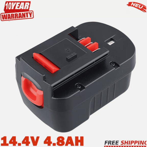 HPB14 4.8Ah Ni-MH Battery Replacement for B&D 14.4v Battery Compatible with Firestorm FSB14 FS140BX A1714 499936-34 499936-35 BD1444L HPD14K-2 CP14KB HP146F2 CDC140AK