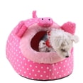 thumbnail image 3 of Jaula bonita para hámster hamaca con diseño de Animal suave y Wdftyju cálida de felpa casa de invierno accesorios para mascotas, 3 of 6