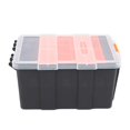 thumbnail image 4 of F-156D Portable Plastic Tool Parts Box Suitcase Electrician Tool Box & Drawer PP+PS Parts Storage Box, 4 of 8
