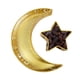 thumbnail image 1 of Bandeja para servir con luna y estrella de Ramadán para exhibir comida festiva con decoración islámica, 1 of 7