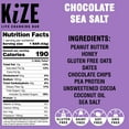 KiZE Energy Bar, Chocolate HHA1 Sea Salt, 9 Clean & Simple Real Food