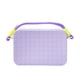 thumbnail image 5 of Tenedor del teléfono del silicón para las mujeres, accesorios con cremallera decorativos de las bolsas de asas de la playa Púrpura, 5 of 7