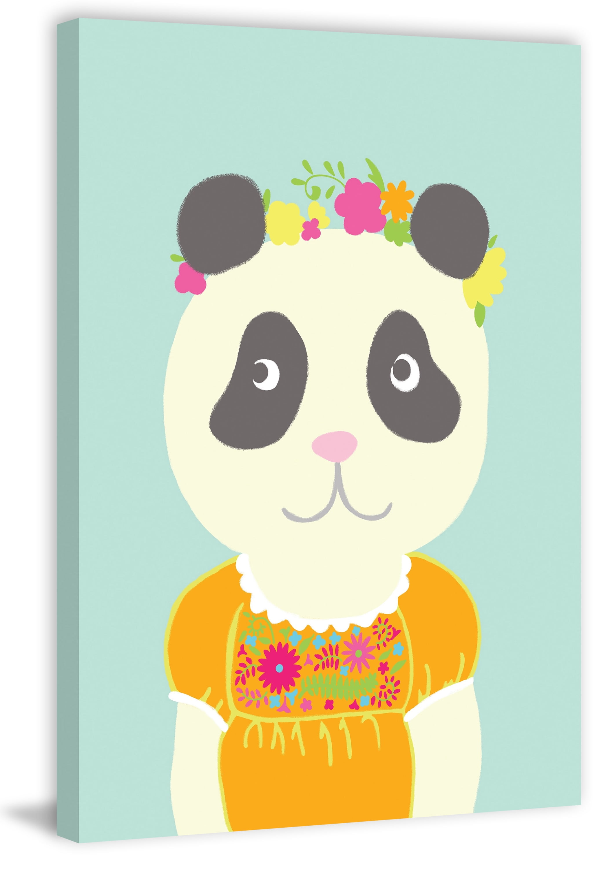 Marmont Hill Fancy Animals IV Canvas Wall Art