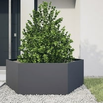 vidaXL Garden Planter Anthracite Steel Large Durable Garden Planter
