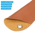 thumbnail image 4 of Uxcell 13" PU Leather Utility Knife Sheath Cover Sleeves Knives Edge Guard, Brown 2 Pack, 4 of 6
