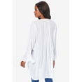 thumbnail image 2 of Roaman's Women's Plus Size Hand Crinkled Ruffle Pintuck Tunic, 2 of 4