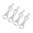 thumbnail image 4 of 4pcs Bouchons de Boisson Détachant Ouvre-Bouteille Manuel Note Musicale en Forme d'Ouvreur, 4 of 7