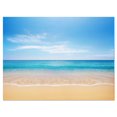 thumbnail image 1 of Designart Mer bleue calme et ciel Art mural sur toile, 1 of 4