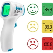 Homedics Non-Contact Digital Infrared Forehead Thermometer for Adults and Kids, Fast Accurate Results, High-Fever Alert with 4-in-1