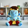 thumbnail image 1 of MODI TOYS Krishna Plush (10 inch - Medium) Mantra Singing Plush Toy, 1 of 2