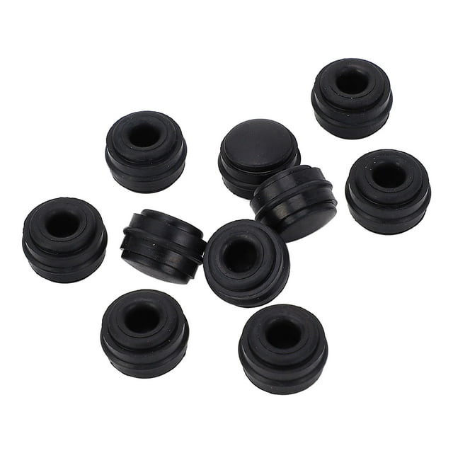 Tapones De Tornillo De Purga De Frenos, Tapa De Ajuste De Grasa Suave, Duradero, 10 Piezas De Goma Universal 222101 Para Automóviles, Bicicletas