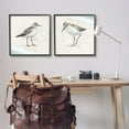 thumbnail image 2 of Stupell Industries Soothing Sandpiper Bird Stepping Nautical Beach Sand Graphic Art Black Framed Art Print Wall Art, Set of 2, Design by Lucca Sheppard, 2 of 5