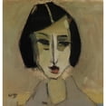 thumbnail image 2 of Helene Schjerfbeck 15x16 Black Ornate Wood Framed Double Matted Museum Art Print Titled - Gota (1933), 2 of 5