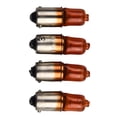 thumbnail image 2 of 4x Ampoules Indicateurs Mini pour Moto Motocyclette Halogène Base BA9S Ambre 12V 21W, 2 of 12