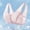 Pink, variant on Busydd Womens Bras No Wire Front Closure Bras for Women Breathable Plus Size Sports Bra Comfort Seamless Everyday Bra Set No Underwire Solid Color Wireless Bras for Women