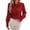 Wine, variant on Busydd Blouses for Women Dressy Casual Solid Color Long Sleeve Shirts for Women Fashion Satin Bow Neck Ladies Tops and Blouses XL