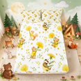 thumbnail image 4 of Erosebridal Mouse King Sheets for Girls, Dandelions Bedding, 4 Pieces 1 Flat Sheet 1 Fitted Sheet and 2 Pillowcases, 4 of 6