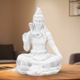 thumbnail image 6 of Riousery Lord Shiva Figurine Mini Resin Feng Shui Hindu Idol Statue for Home Entryway Tabletop Decoration 5.1 inches / 13 cm, 6 of 9