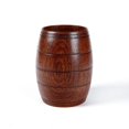 thumbnail image 3 of Taza de madera creativa Taza de protección del medio ambiente Taza de madera maciza anti-escaldaduras, 3 of 5