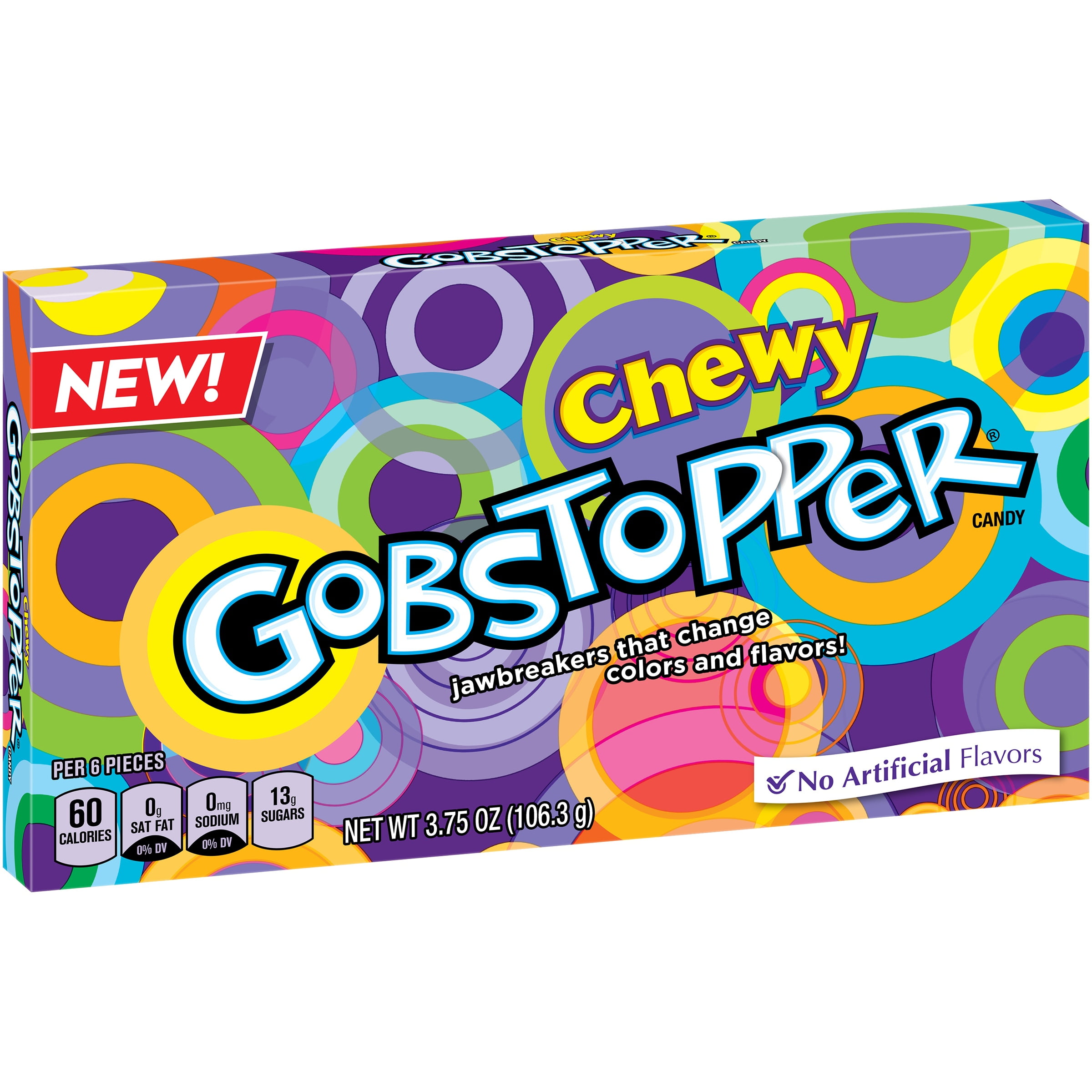 Wonka Gobbstopper Chewy Jawbreakers, 3.75 oz