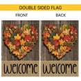 thumbnail image 6 of Thankful Fall Garden Flag Maple Leaf Love Heart Garden Flags 12x18 Inch Double Sided Burlap Autumn Pinecone Hazelnut Villa Decor Rustic Farmhouse Yard Thanksgiving Decoration, 6 of 6