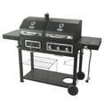 thumbnail image 1 of Expert Grill 3 Burner Gas & Charcoal Combo BBQ Grill, Black with Stainless Steel, GBC1793WC-C, 1 of 11