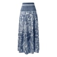 thumbnail image 6 of Tennis Skirts for Women Summer Elegant Modern Skirt for Everyday Wear Lightweight Knit Floor Length A Line Suited for Work Casual Occasions Blue S, 6 of 6