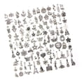 thumbnail image 3 of Accesorios para colgantes DIY de aleación de plata oscura para hacer pulseras y joyas a mano (100 piezas), 3 of 14
