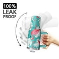 thumbnail image 3 of OBREWU Flamingo and Palm Leaves Tropical Hawaii Tumbler with Handle and Lid,Flamingo and Palm Leaves Tropical Hawaii 40oz Double Wall Vacuum Insulated Tumbler,Cups Gift for Women and Men, 3 of 7