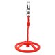 thumbnail image 1 of Eigraketly Volante Columpio Colgando Anillo giratorio Exterior Interior Patio trasero Cuerda de escalada Hebilla Kit Ejercicio de entrenamiento Escalada Rojo, 1 of 6