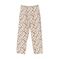 thumbnail image 2 of Vsdgher Retro Floral Print Mens Pajama Pants Sleep & Lounge Pants, PJ Bottoms With elastic waistb and Pockets, 2 of 5