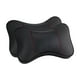 thumbnail image 1 of 2 piezas de almohada para el cuello del coche de cuero PU, accesorios para automóviles, diseño ergonómico y transpirable. Negro, 1 of 9