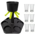thumbnail image 2 of Mightlink 1 Set 6 Shot Glass Games Dispenser Wine Whisky Beer Liquor Dispenser Games Drinking Tools for Bar Party, 2 of 6