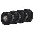 thumbnail image 3 of RC Car Tires, Excellent Grip 1.7in Width RC Wheel 10 Holes Stable Driving Experience With Metal Rims For 1/10 RC Car Gray, 3 of 8