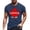 Navy, variant on Outdoor Top for Men Fashion Printed Comfort Breathable Summer Clothes for Men,Army Green,L
