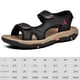 thumbnail image 2 of Sandalias deportivas de cuero para hombre al aire libre Zapatos de agua con punta abierta Sandalias casuales de verano, 2 of 9