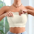 thumbnail image 5 of Comfortable Plus Size Bra For Everyday Wear with Jeans All Season Design Detailed Size ChartWhite100, 5 of 6