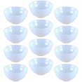 thumbnail image 1 of Miniature Bowls 12Pcs White Plastic Kitchen Pretend Play Toys Cultivates Kids' Skills for Decor, 1 of 4