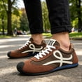 thumbnail image 6 of CHICVOMEY Sneaker for Men Rubber Sole Lightweight Non Slip Walking Shoes Retro Casual Comfortable Spring Summer Work Sneakers, 6 of 7