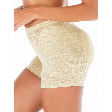 

FOCUSSEXY Women s Butt Lifter Panties Body Shaper Enhancer Panties Seamless Padded Hip Enhancer Underwear Boyshort Underwear