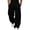 Black, variant on Leidass Men's Baggy Sweatpants Fleece Wide Leg Lounge Sweat Pants Drawstring Waist Jogging Pants with Pockets Black L