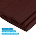 thumbnail image 3 of Uxcell 14"x5" Stretch Chair Sashes Bows Chair Bands Sashes with Buckle Slider Dark Brown 10 Pack, 3 of 5