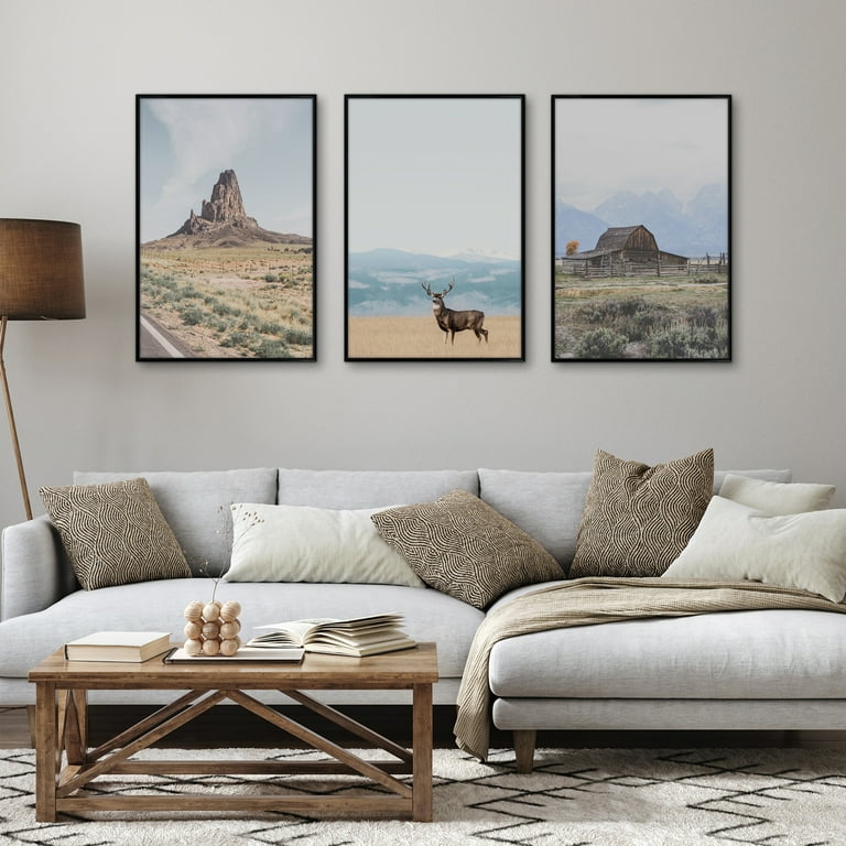 Americanflat 3 Pack Lightweight 20x30 Poster Frames - Black